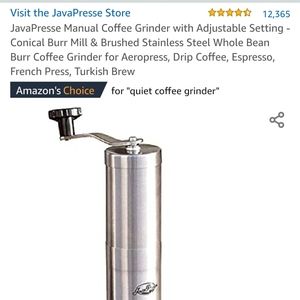 Manual coffee grinder
